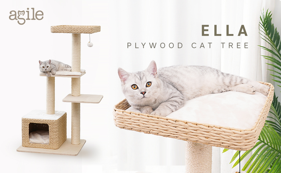 Ella - Plywood Cat Tree