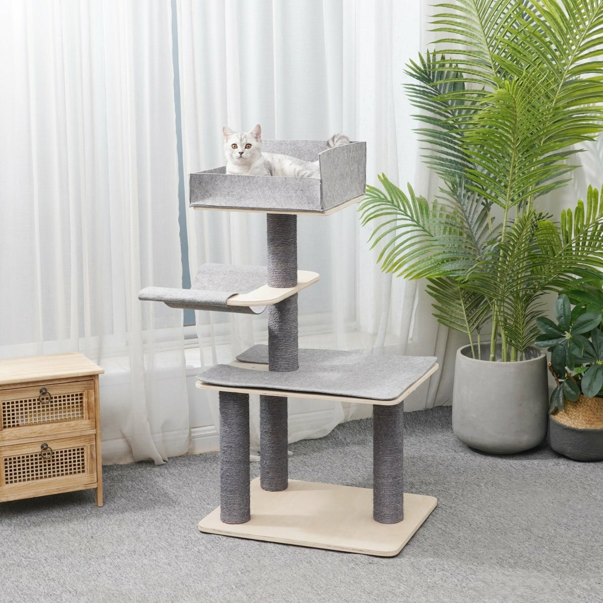 Luna - Plywood Cat Tree - AGILE