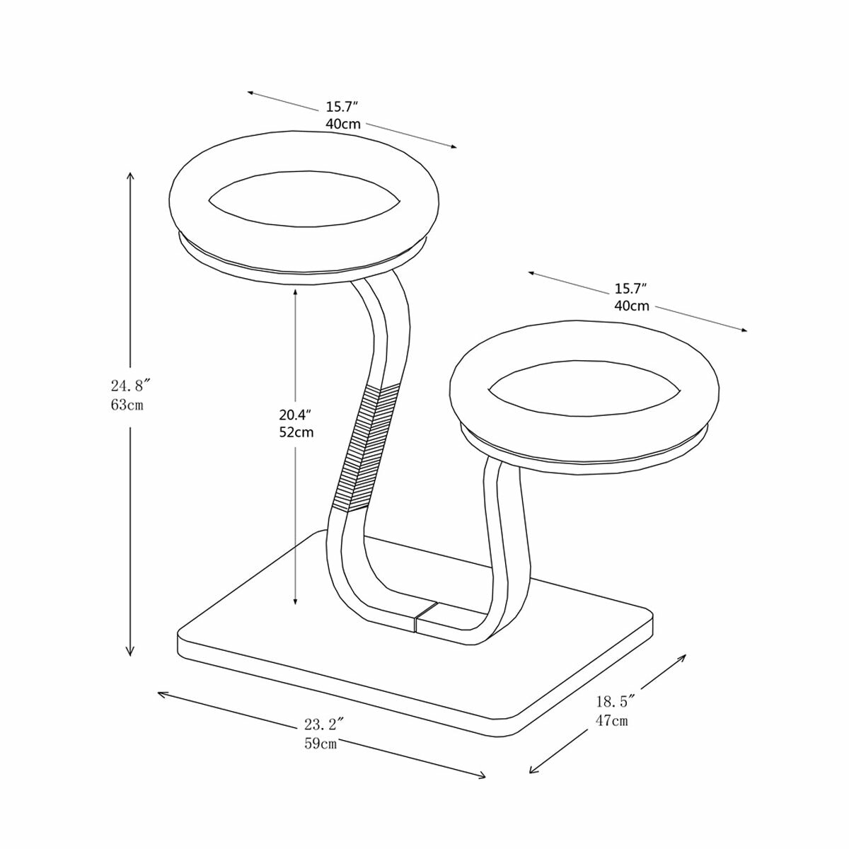 Willow - Plywood Cat Tree - AGILE